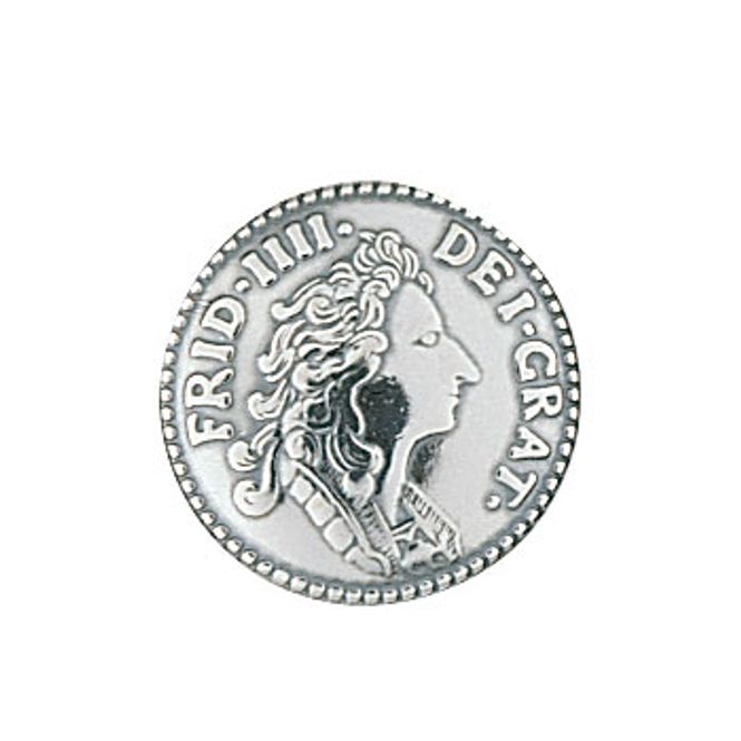 Hovedbilde Stor mynt bunadsknapp til jakke Fana