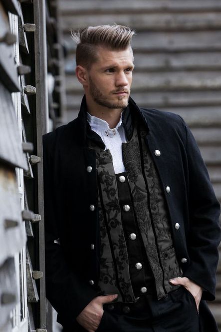 Hovedbilde Askeladden sort vest til festdrakt