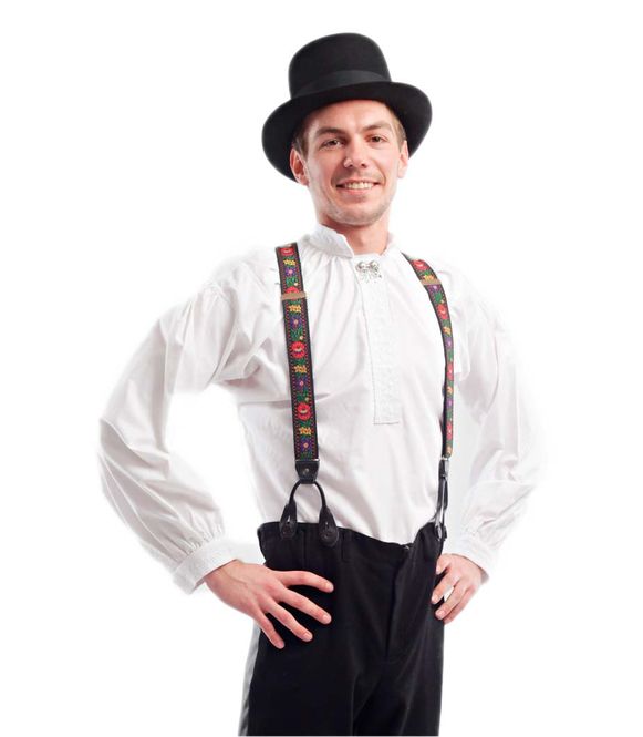 Hovedbilde Askeladden herreskjorte til festdrakt