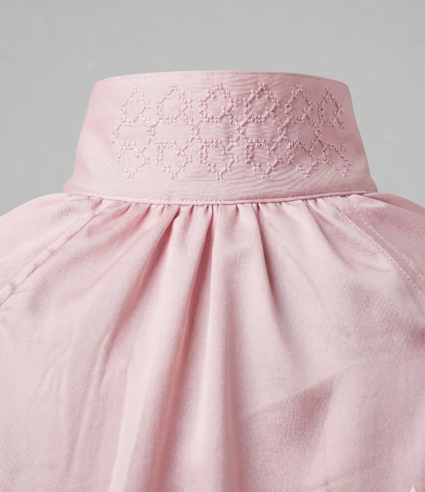 Saga skjorte til bunad / festdrakt i rosa fra Sølje
